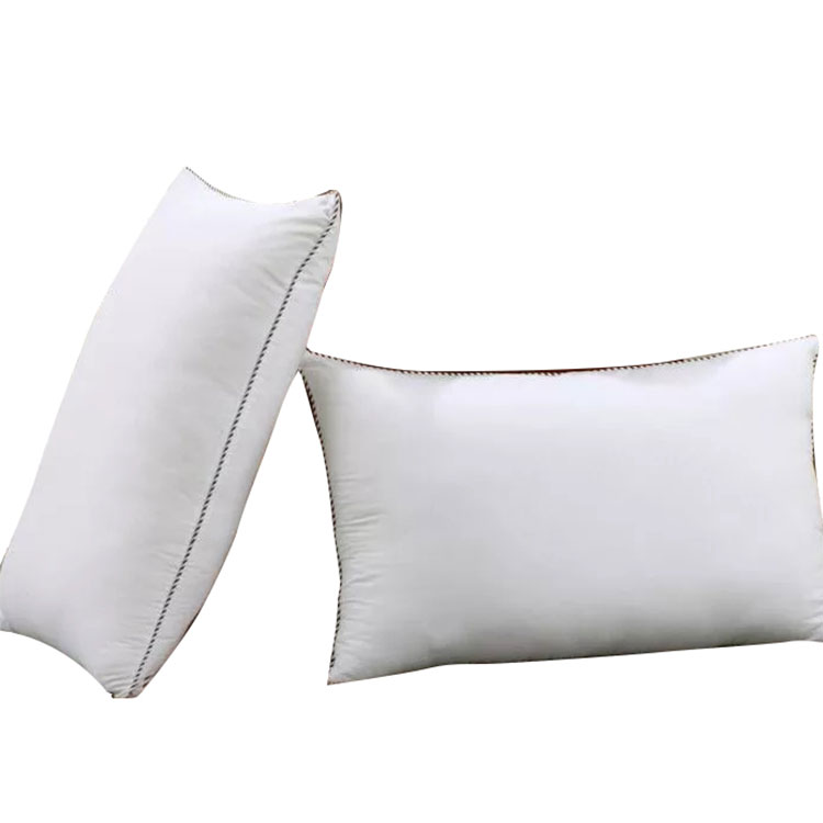 Hotel / Home Medium Firm Polyester Hollowfiber Bed Sleeping cotton cover Pillow