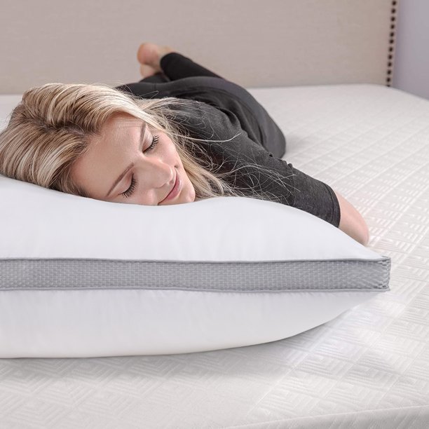 Wholesale Price Customized Comfortable 100% polyester hotel sleep bed pillows for sleeping