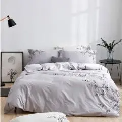 Cotton Embroidery Duvet Cover Set