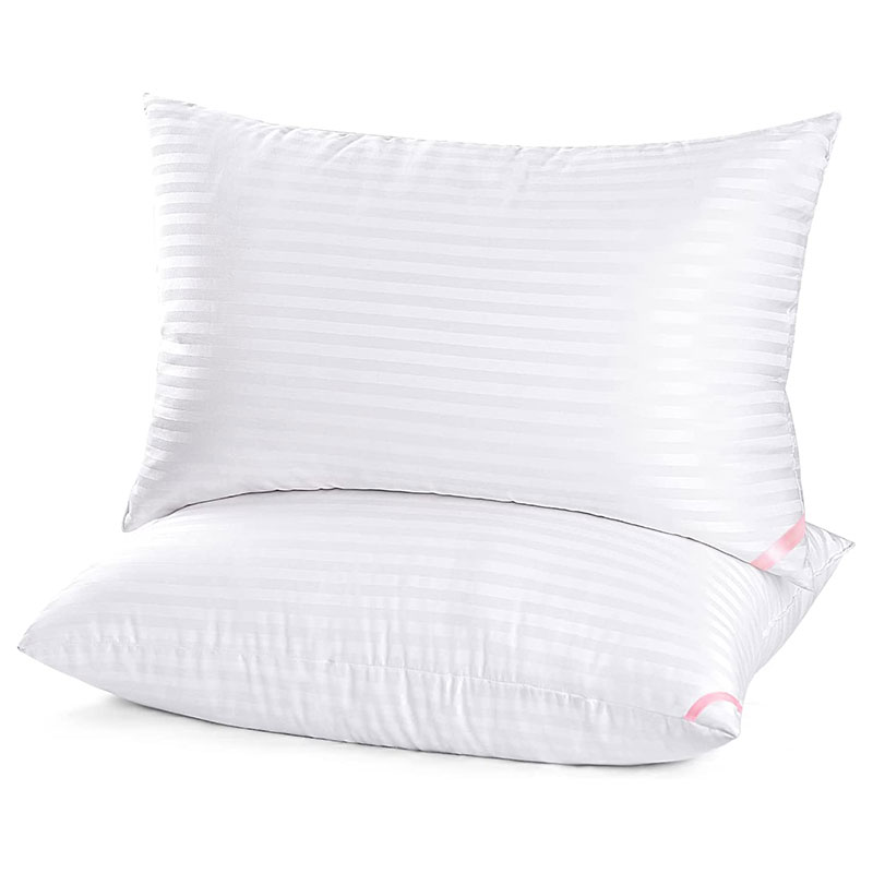 Super Soft Down Alternative Microfiber Filled Hotel Collection bed pillows for sleeping