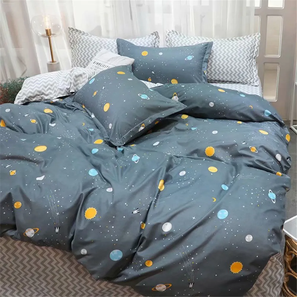 Microfiber Printed duvet Cover Set