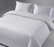 300 TC 0.5cm satin Strip Hotel fabric